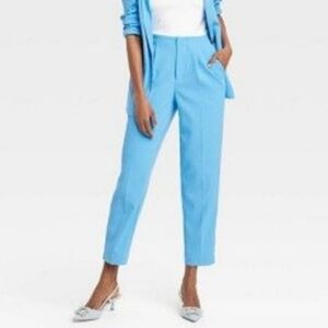A New Day Tapered Ankle Leg Bold Color Pants‎